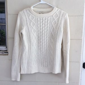 J. Crew Cable knit sweater